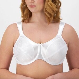 Bali Satin Tracings Underwire Minimizer Bra